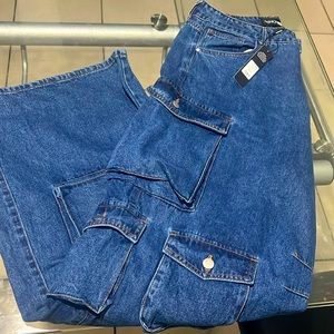 Denim wash jeans